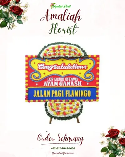 Bunga Papan Congratulation di Bugbug